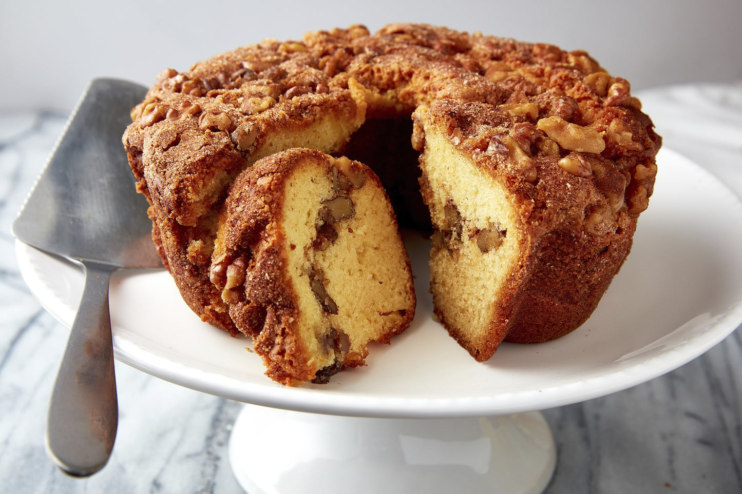 Cinnamon Walnut Coffee Cake